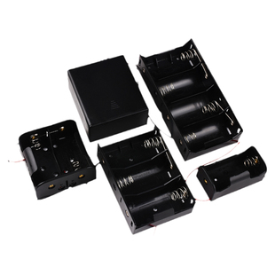 1号电池盒 串联带开关带盖子 一/二/三/四节1/2/3/4节一号电池盒