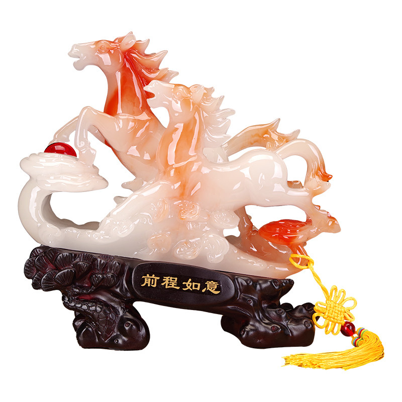 前程如意马摆件招财纳福乔迁礼