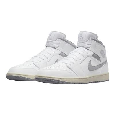 AJ1白灰氧化中帮潮流复古篮球鞋