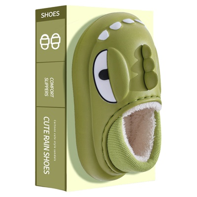 恐龙儿童棉拖鞋防水2025新款