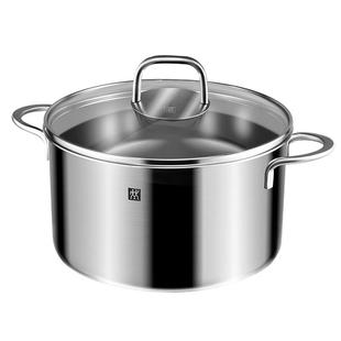 【会员专属】德国双立人Nova III24cm不锈钢双耳汤锅家用官方旗舰