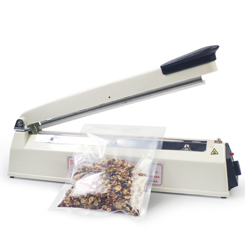 蓝莓300A型手压封口机小型家用塑料袋薄膜牛轧糖茶叶铝箔袋塑封机