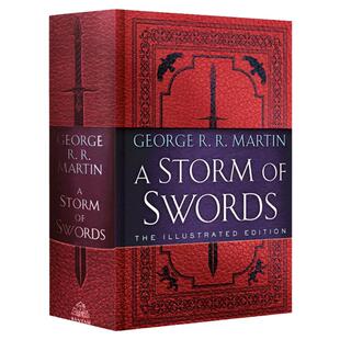 冰雨的风暴 冰与火之歌系列 英文原版 Storm Of Swords  A Illustr 权力的游戏 全英文版 George R. R. Martin 进口原版英语书籍