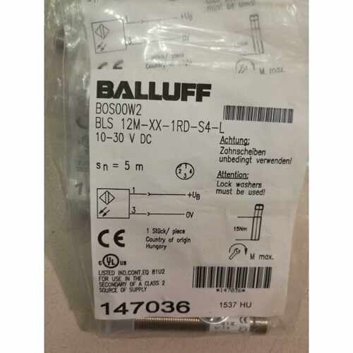 议价全新原装BALLUFF/巴鲁夫感测器BLS 12M-XX-1RD-S4-L BOS00W2