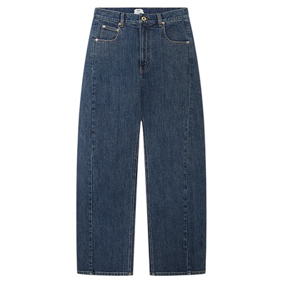 25AW弹力牛仔阔腿裤JULY