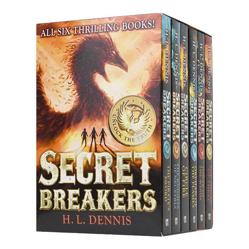 英文原版 Secret Breakers 1-6 密码破译者6册套装 惊险刺激 锻炼逻辑思维 章节小说 儿童英语课外读物 英文版 进口英语原版书籍