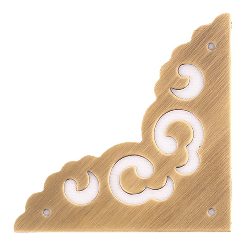 中式仿古纯铜箱子礼盒护角包角樟护墙角