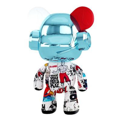 电镀电视柜酒柜桌面摆件叮咚熊