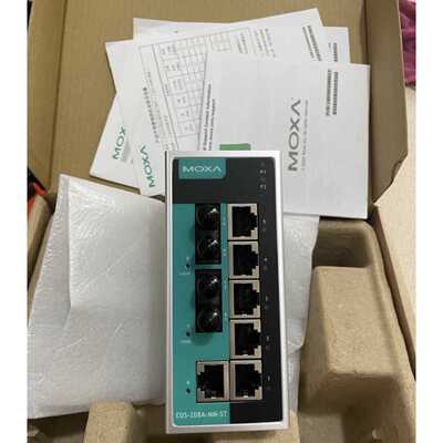 议价MOXA摩莎EDS-208A-MM-ST工业交换机全新现货