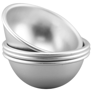 雪媚娘模具 浅半圆形阳极雪胖子 雪莓娘雪梅娘纸托工具磨具碗