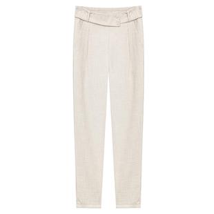 哈伦裤女夏季薄款2026新款九分棉麻女裤子小脚西裤冰丝八分休闲裤