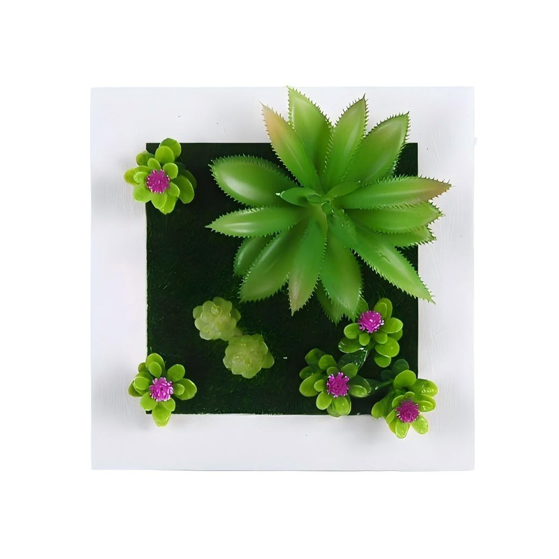 创意壁饰立体仿真植物多肉3D相框墙壁挂件店铺客厅绿植装饰画框