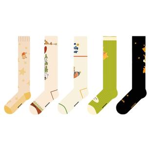 【星星人联名】异能无限袜子女款2026新款爆款可爱小腿袜长筒春夏