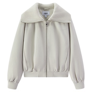 商场同款|森马棉服女冬防泼水发热抑菌宽松翻领2025新款时尚棉衣