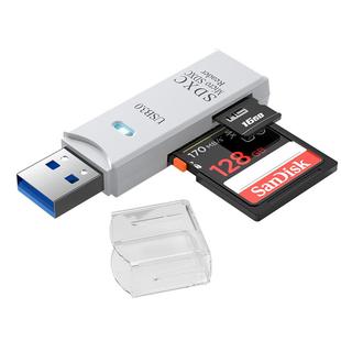 读卡器usb3.0高速多功能多合一sd内存卡tf转换器typec电脑插卡u盘一体otg车载通用适用于ccd相机华为手机接口