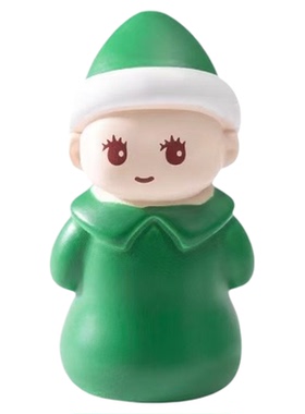 微景观卡通可爱娃娃萌粒公仔 雪地造景diy装饰品配件车载桌面摆件