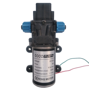 DC12V24V48V100W博今隔膜泵3215Y四分智能泵清洗消毒机喷雾器水泵