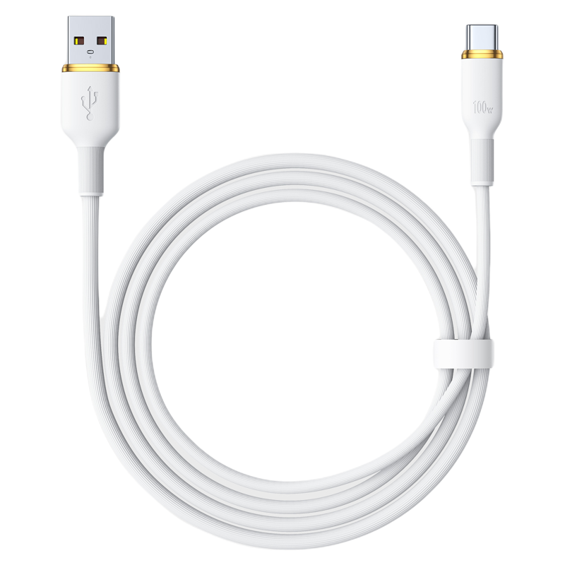 适用小米6A硅胶快充数据线2m多色