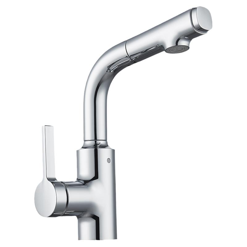 九牧卫浴官方厨卫自营洗脸池抽拉式冷热水万向多功能浴室台盆龙头