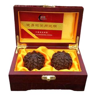 沉香木实心核桃老人健身球手球按摩球手掌保健球手转球手指锻炼球