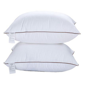 宾馆酒店白色专用1可水洗羽丝绒枕头医院纤维枕芯包邮民宿48X74cm