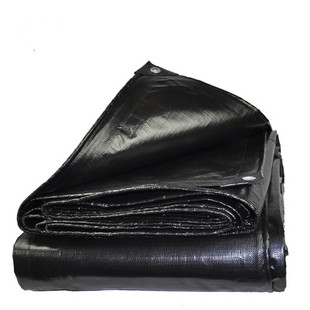 加厚黑色防雨布防晒防水塑料布三轮车货车油布遮阳遮雨篷布耐高温