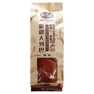 新疆特产夏贝尔黑麦原味大列巴500g整箱全麦下午茶面包营养零食