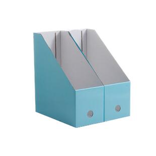 办公桌桌面整理神器牛皮纸收纳盒纸质文件书架收纳资料档案书立盒