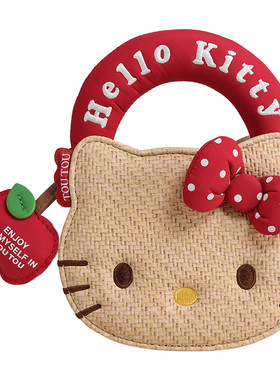 TOUTOUhellokitty凯蒂猫编织包