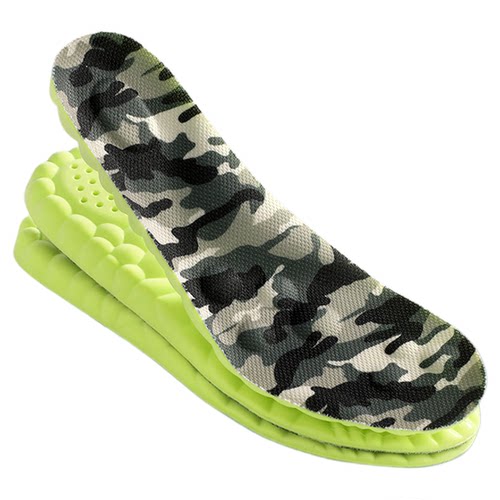 足力健军训专用鞋垫男款女踩屎感超软底舒适久站不累脚加厚防痛4d