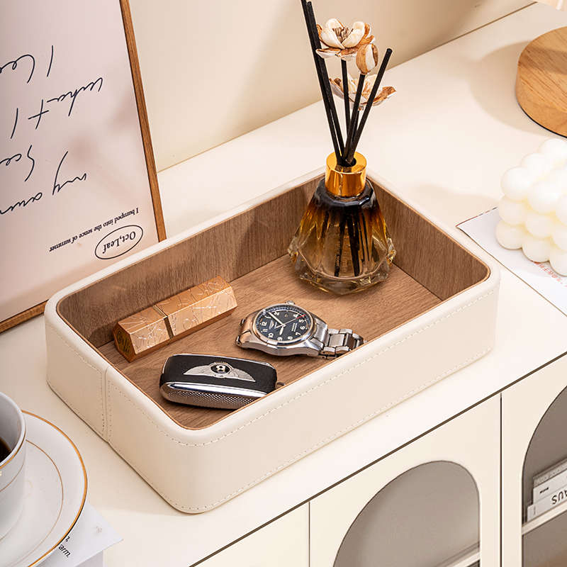 新疆包邮轻奢高级感入户玄关钥匙收纳盒家用客厅茶几置物架桌面杂