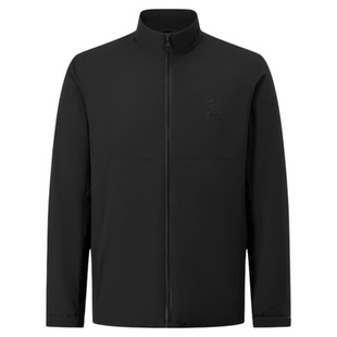 德鲨短款黑色百搭立领棉衣外套男青年2025冬新款保暖棉服