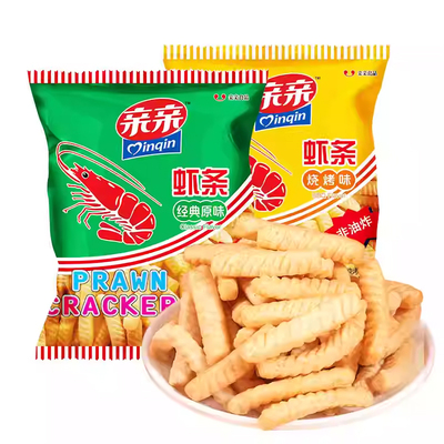 亲亲经典原味虾条用真虾非油炸