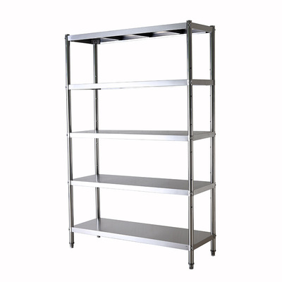 不锈钢五层落地多功能微波炉架子