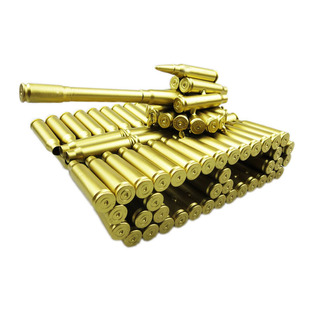 子弹壳工艺品飞机坦克模型军旅摆件办公室客厅书柜装饰退伍纪念品