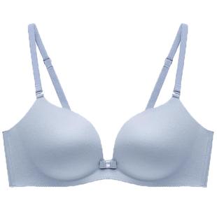 兰卓丽粉底液般内衣女小胸显大薄款无钢圈舒适无痕胸罩聚拢文胸