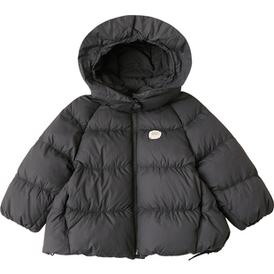 女宝宝羽绒服加厚2025冬季新款儿童羽绒服中小童装外套90绒H4202