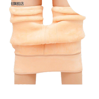 肤色超厚打底裤女秋冬加绒特一体