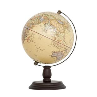 天屿 20/25/32cm仿古3D立体浮雕地球仪美式复古办公室书桌世界地图教学摆件儿童礼物小中大号led发光夜灯礼物