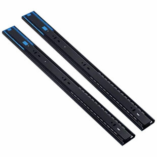 HIGOLD悍高双弹簧抽屉轨道阻尼缓冲反弹三节橱柜滑轨静音滑道导轨