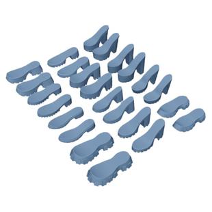 造娃堡独家同款正比平底鞋/防水台硅胶模具超轻粘土软陶翻糖DIY