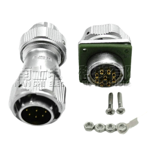 威浦WEIPU防水航空插头插座WY16-2-3-4-5-7-9-10芯夹爪插头TE/Z