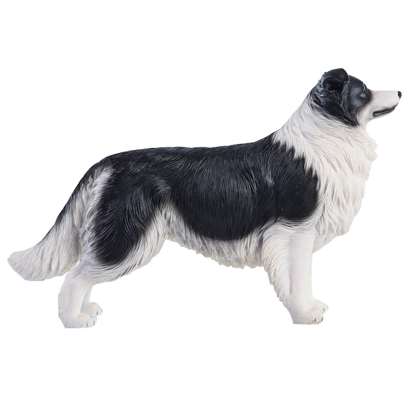 边牧摆件牧羊犬模型仿真狗模型