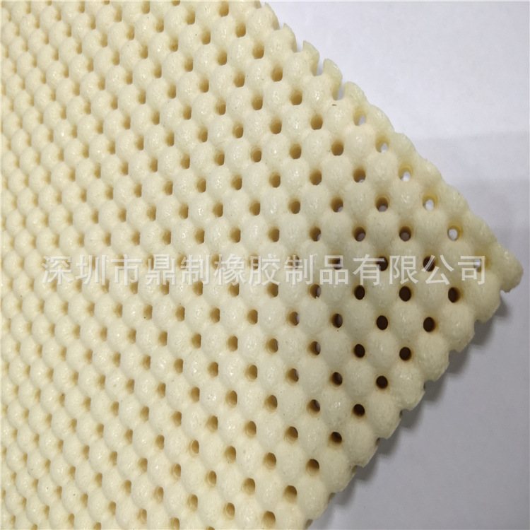 耐洗液硅胶发泡板 针孔硅胶垫 有孔硅胶发泡板 带孔耐温硅胶垫