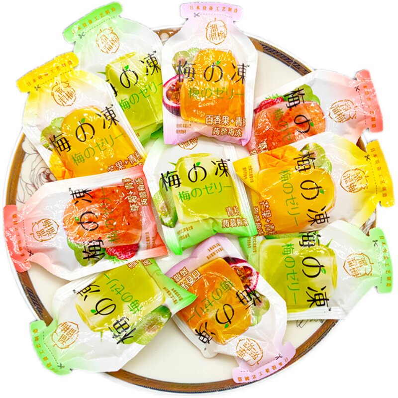 120g包装梅汁蒟蒻办公百香果