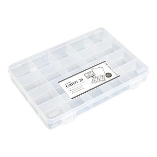 透明颜料盒水粉水彩丙烯油画调色大容量分装盒42色收纳盒美术生专用调色盒空盒20格30色10格保湿密封盒颜料盒