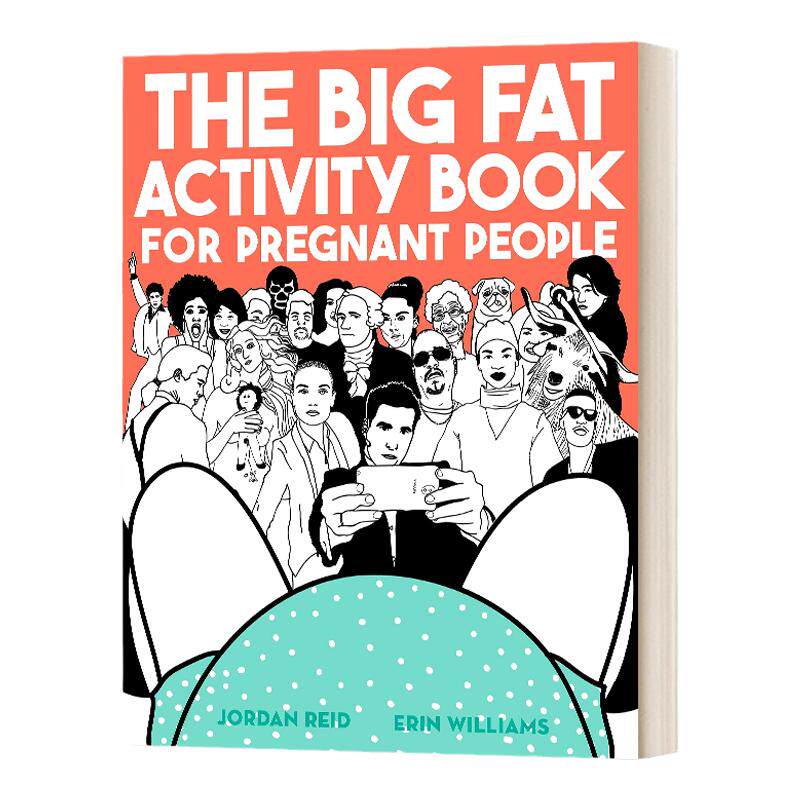The Big Fat Activity Book for Pregnant People 孕妇活动书 准妈妈手册 游戏 孕期建议 日记