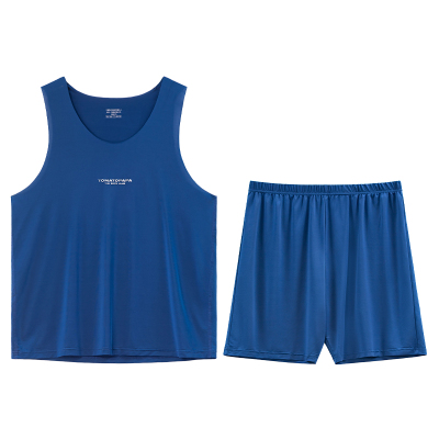 TOMATOPAPA男士无袖背心短裤套装夏季速干弹力运动休闲健身两件套