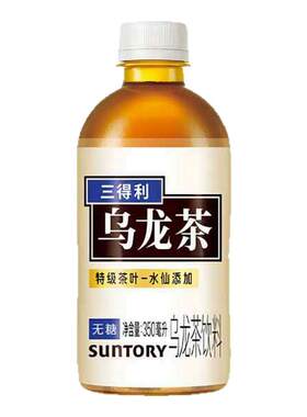 三得利无糖乌龙茶饮料350ml*12瓶