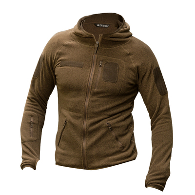 自由兵户外男士抗静电加厚摇粒绒